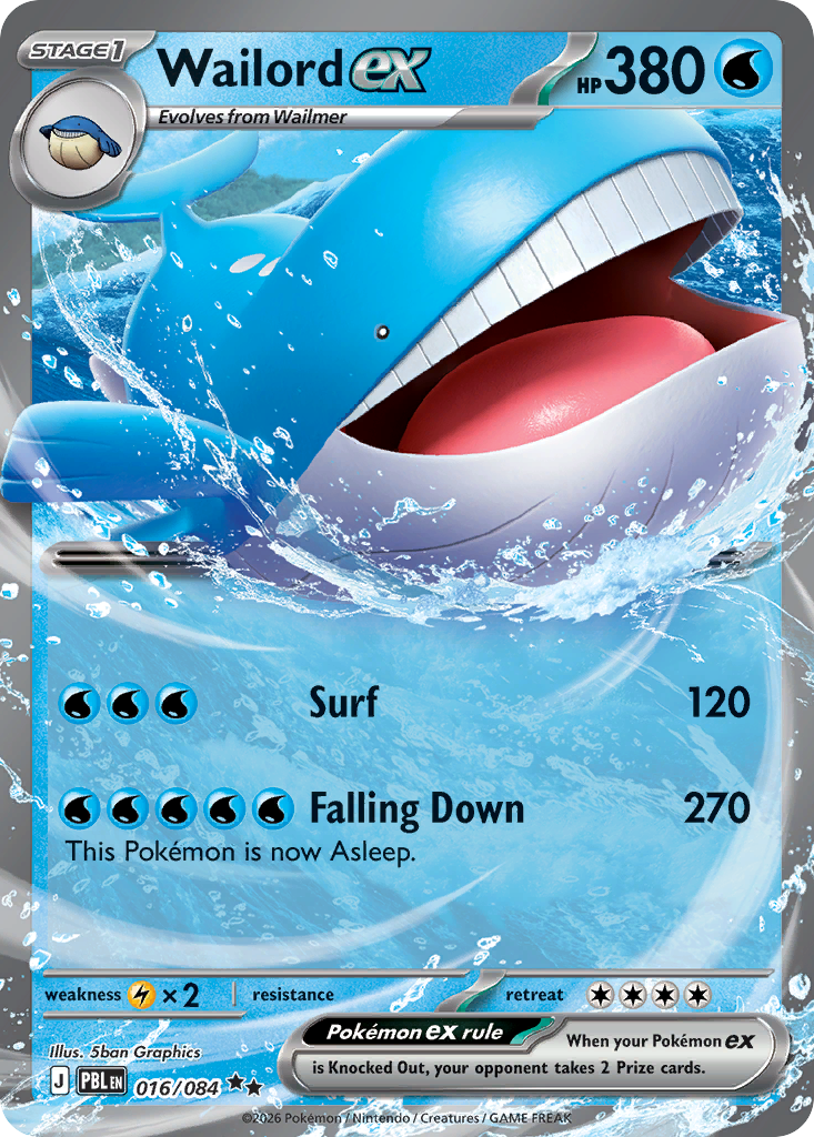 Wailord ex – Pitch Black