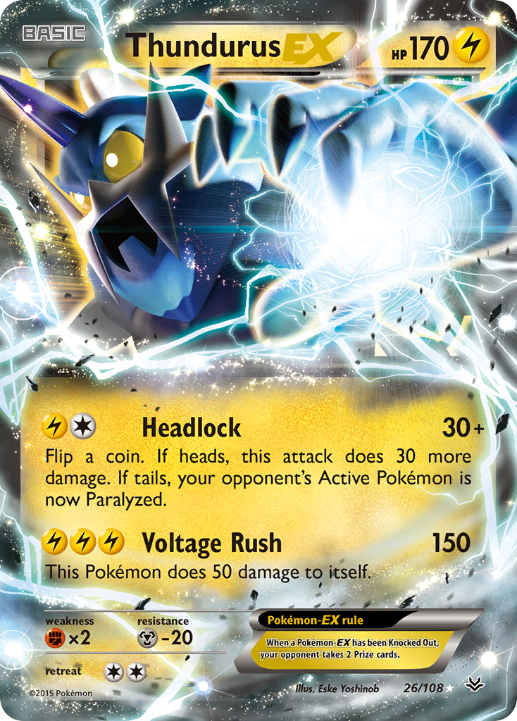 Thundurus-EX – Roaring Skies