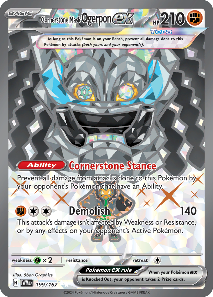 Cornerstone Mask Ogerpon ex – Twilight Masquerade