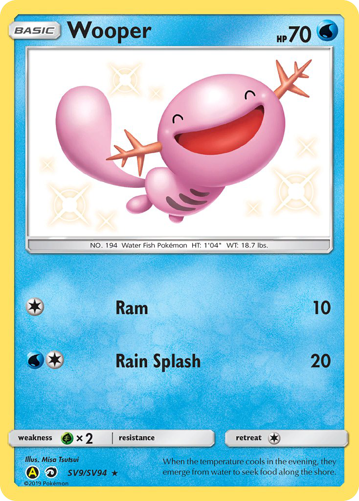 Wooper – Hidden Fates Shiny Vault