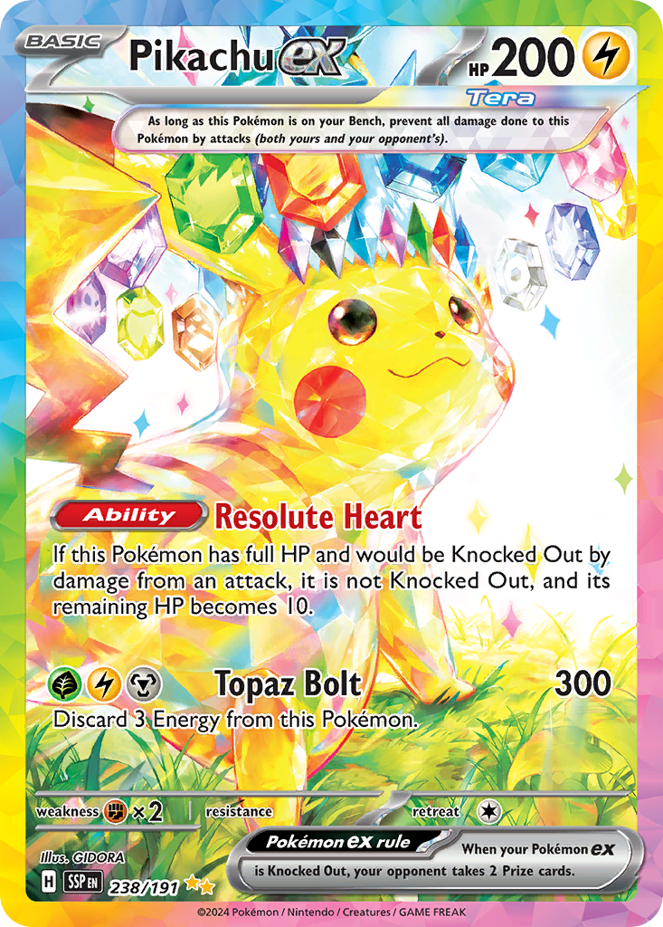Pikachu ex – Surging Sparks