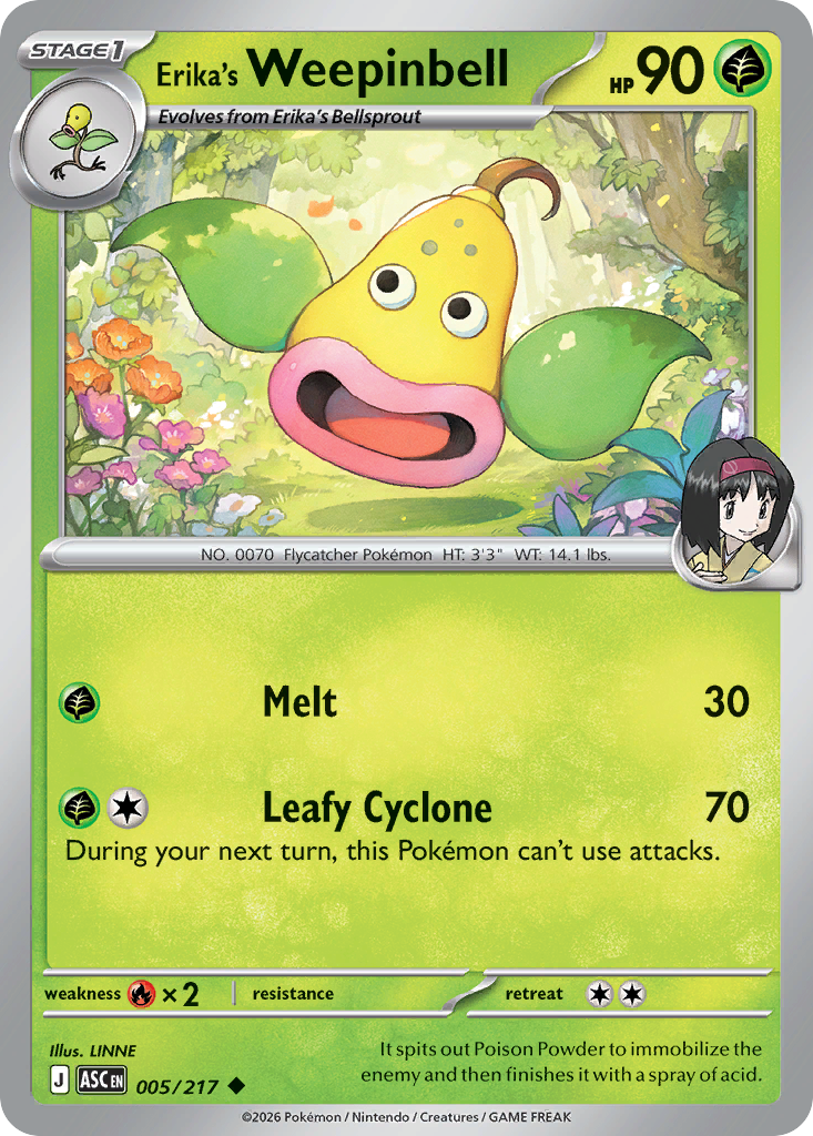Erika's Weepinbell – Ascended Heroes