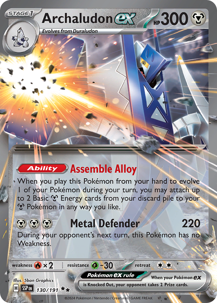 Archaludon ex – Surging Sparks