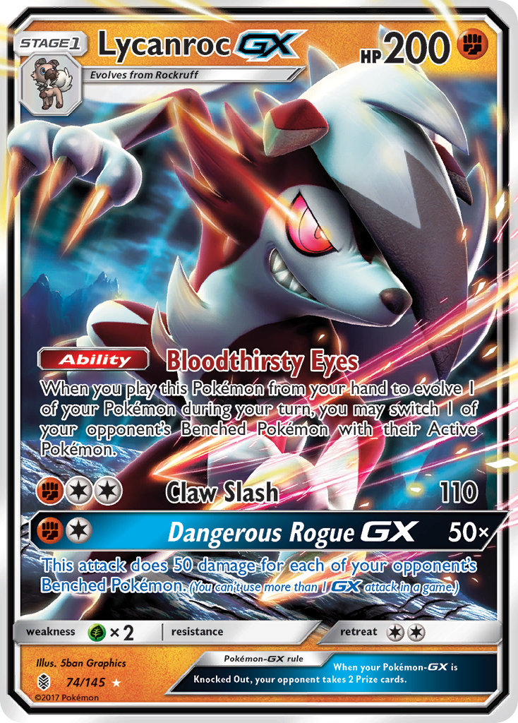 Lycanroc-GX – Guardians Rising