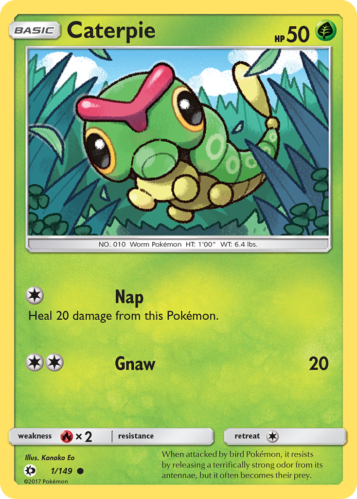 Caterpie – Sun & Moon