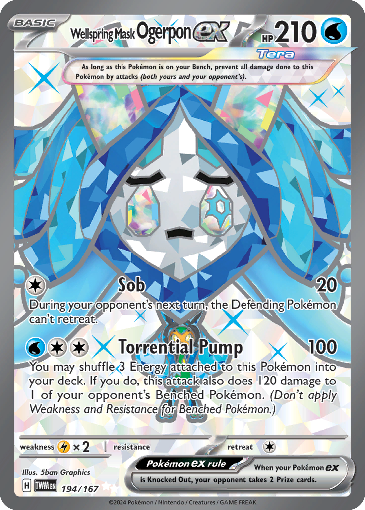 Wellspring Mask Ogerpon ex – Twilight Masquerade