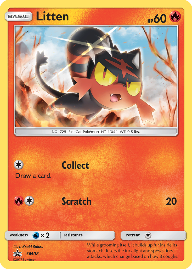 Litten – SM Black Star Promos