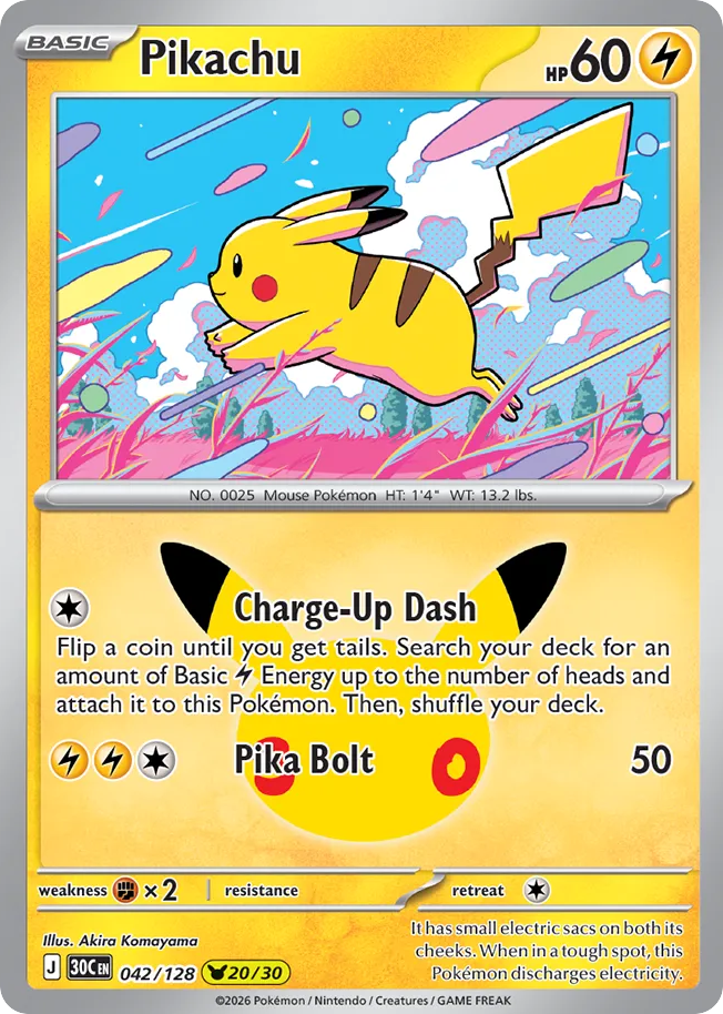 Pikachu – 30th Celebration