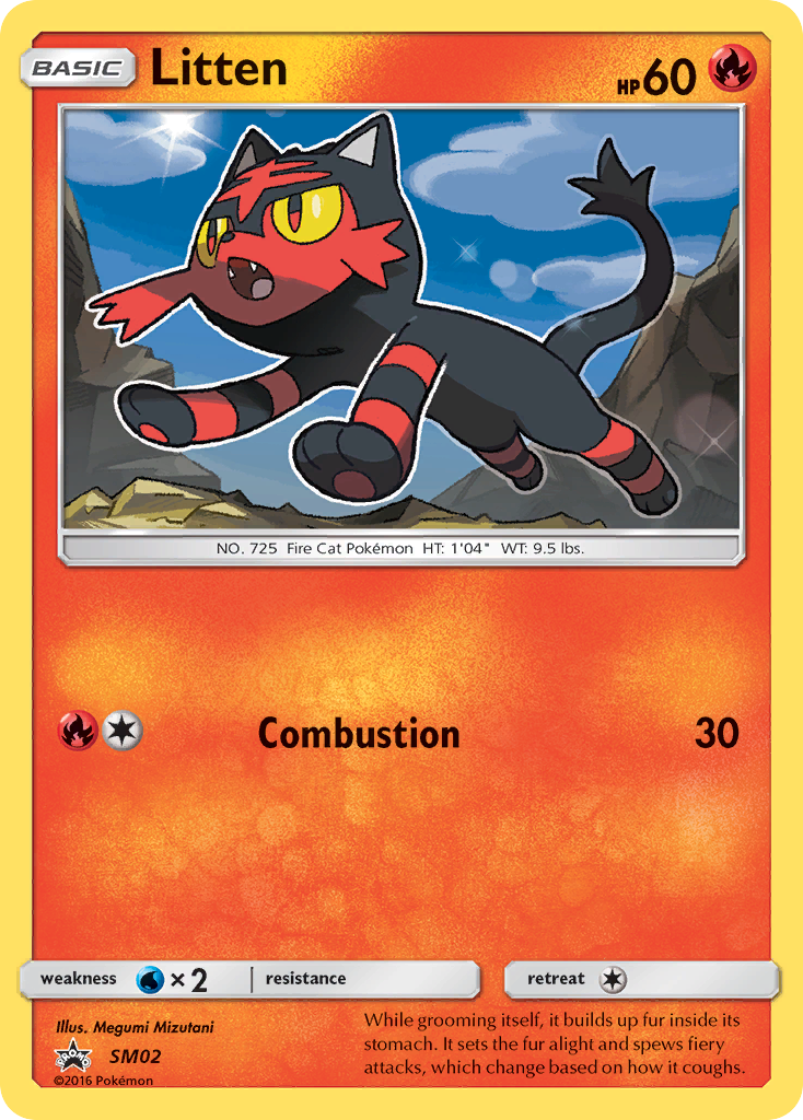Litten – SM Black Star Promos