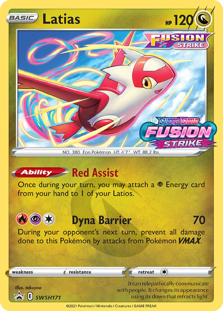 Latias – SWSH Black Star Promos