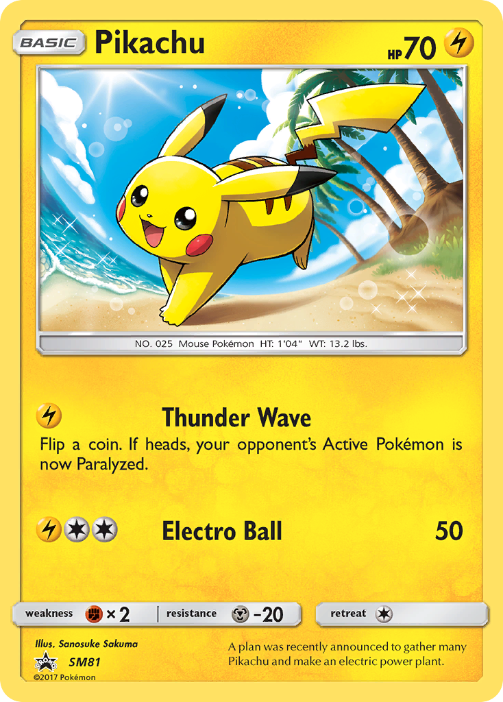 Pikachu – SM Black Star Promos
