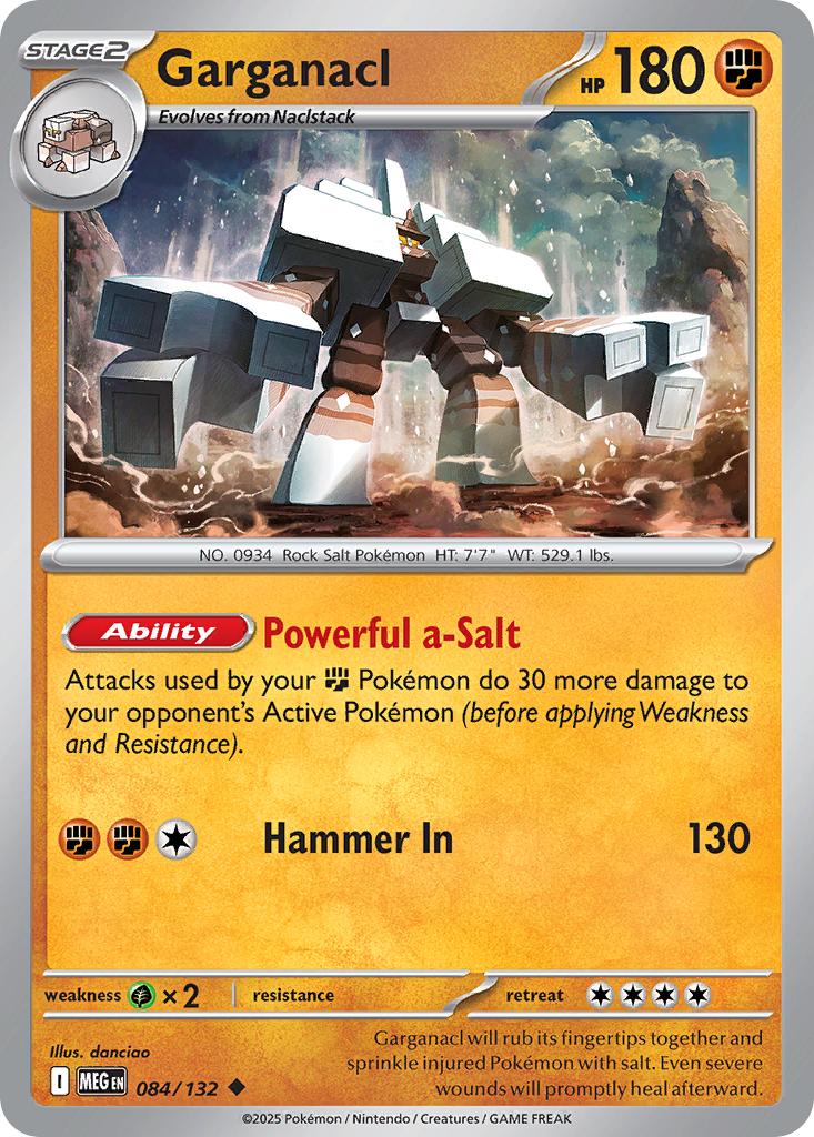Garganacl – Mega Evolution