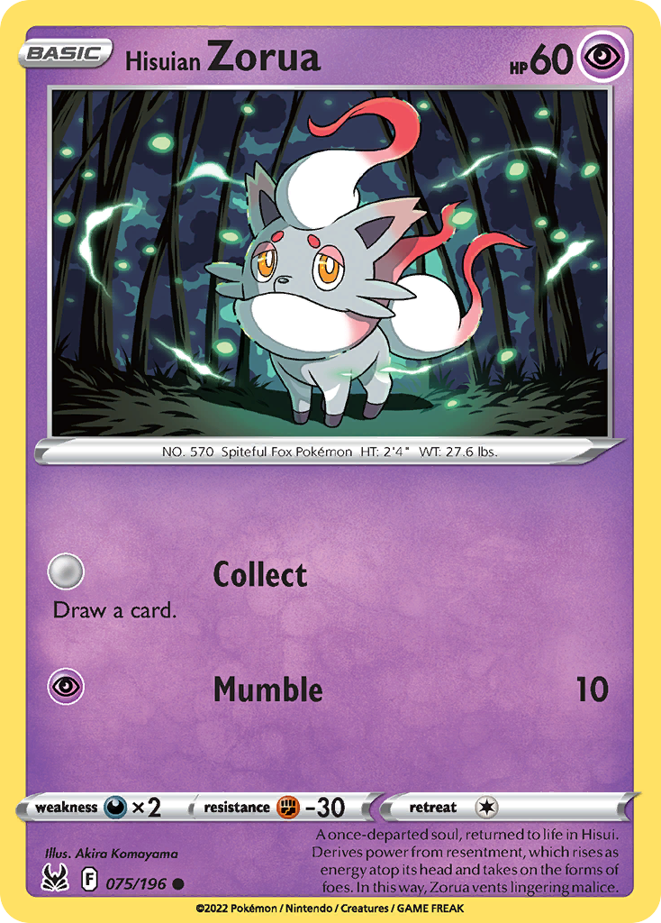 Hisuian Zorua – Lost Origin