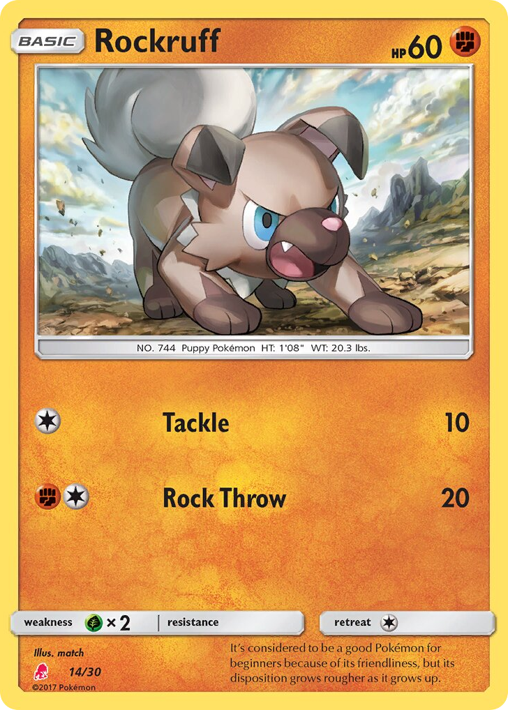 Rockruff – SM Trainer Kit Lycanroc
