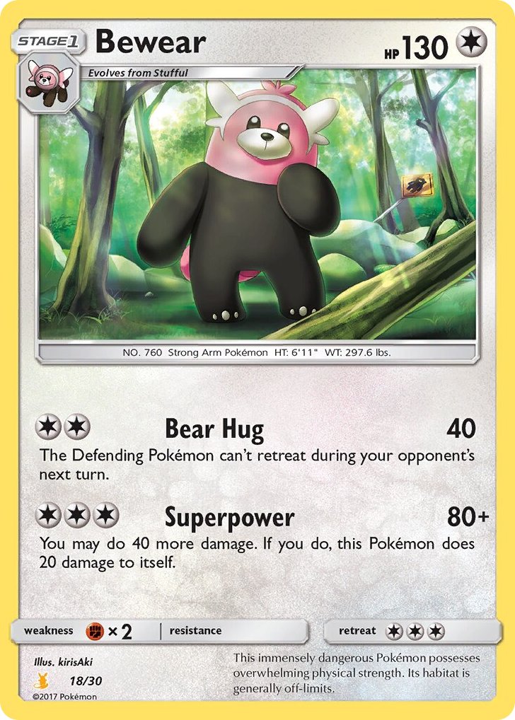 Bewear – SM Trainer Kit Alolan Raichu