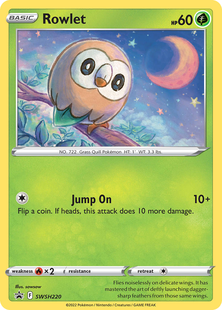 Rowlet – SWSH Black Star Promos