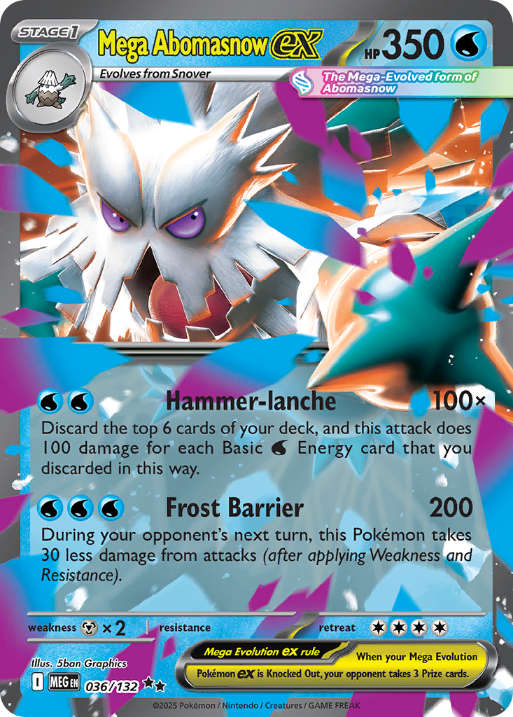 Mega Abomasnow ex – Mega Evolution