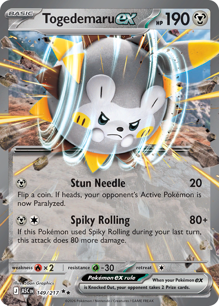 Togedemaru ex – Ascended Heroes