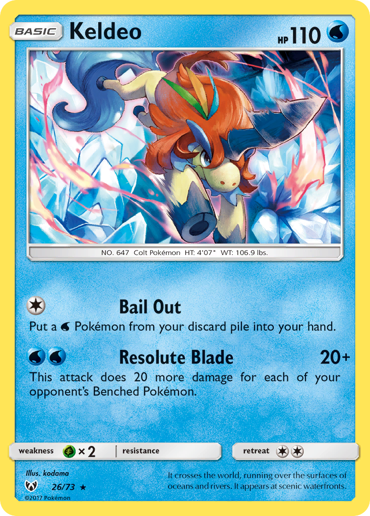 Keldeo – Shining Legends