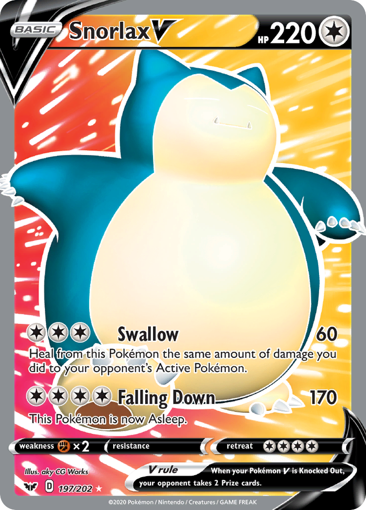 Snorlax V – Sword & Shield