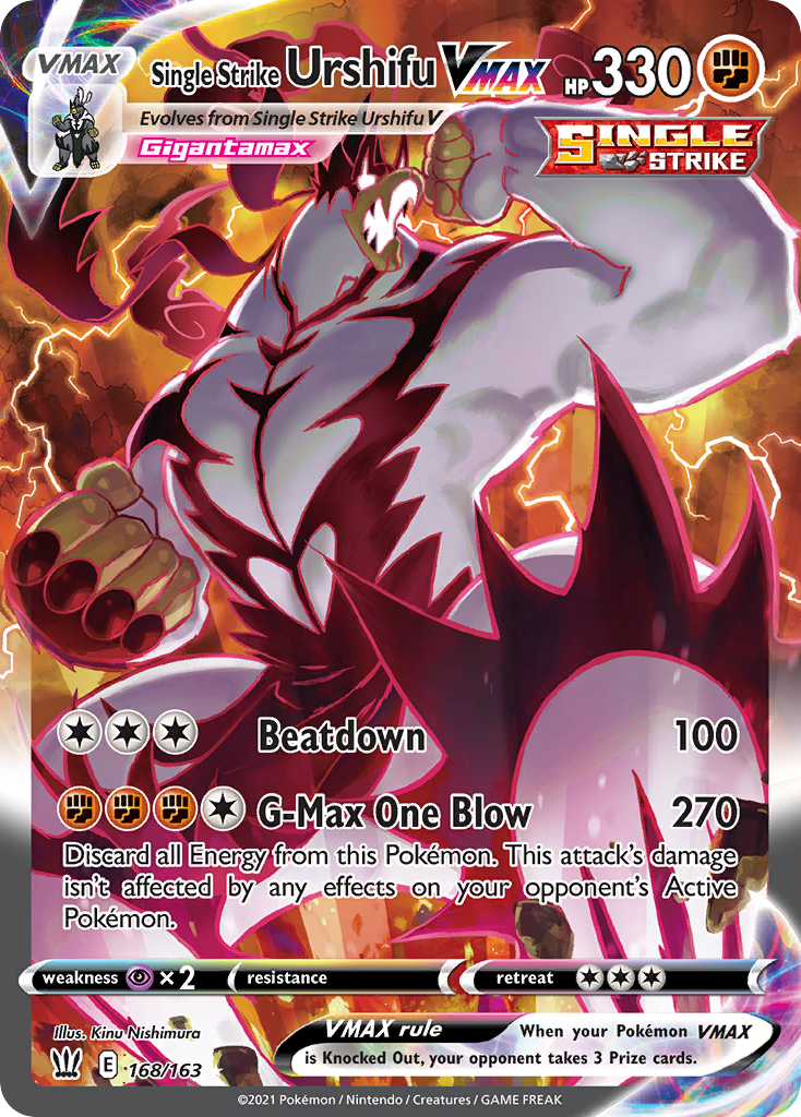 Single Strike Urshifu VMAX – Battle Styles