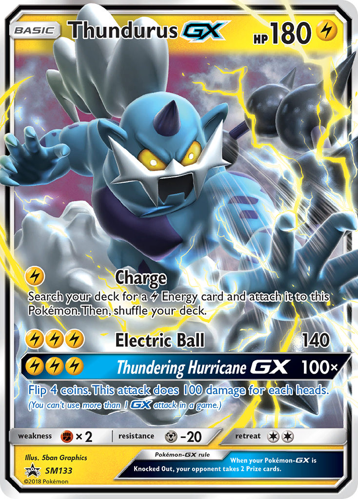 Thundurus-GX – SM Black Star Promos
