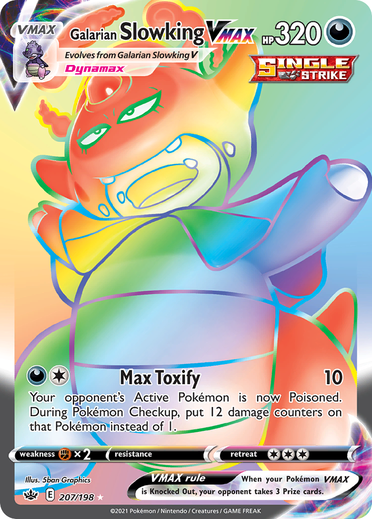 Galarian Slowking VMAX – Chilling Reign