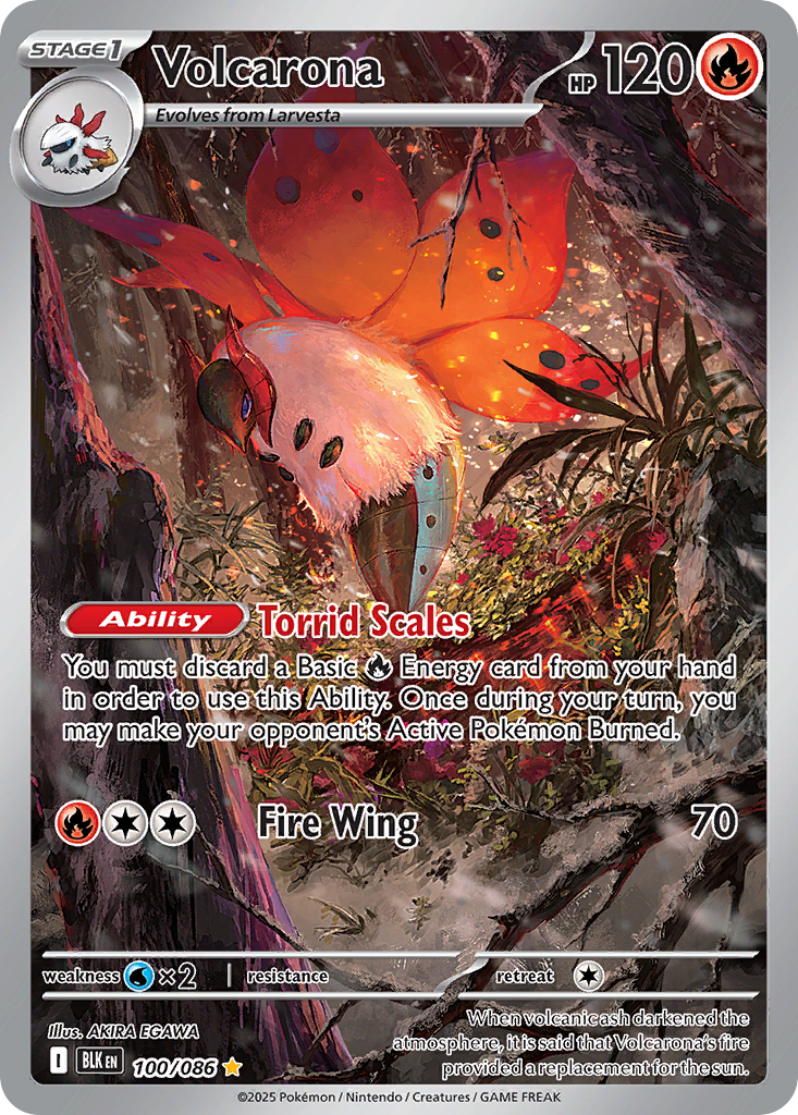 Volcarona – Black Bolt