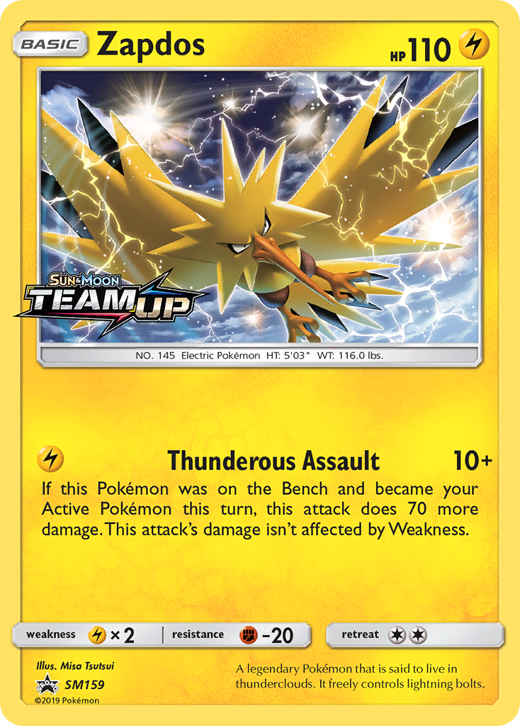 Zapdos – SM Black Star Promos