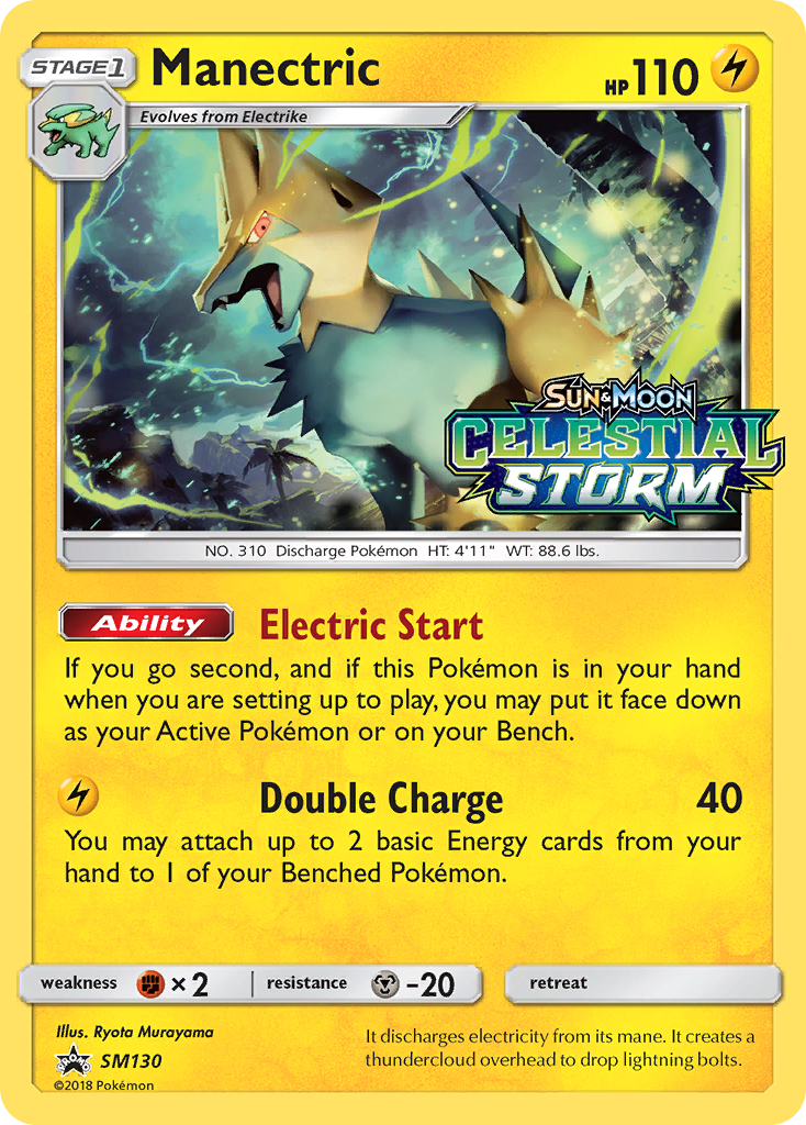 Manectric – SM Black Star Promos
