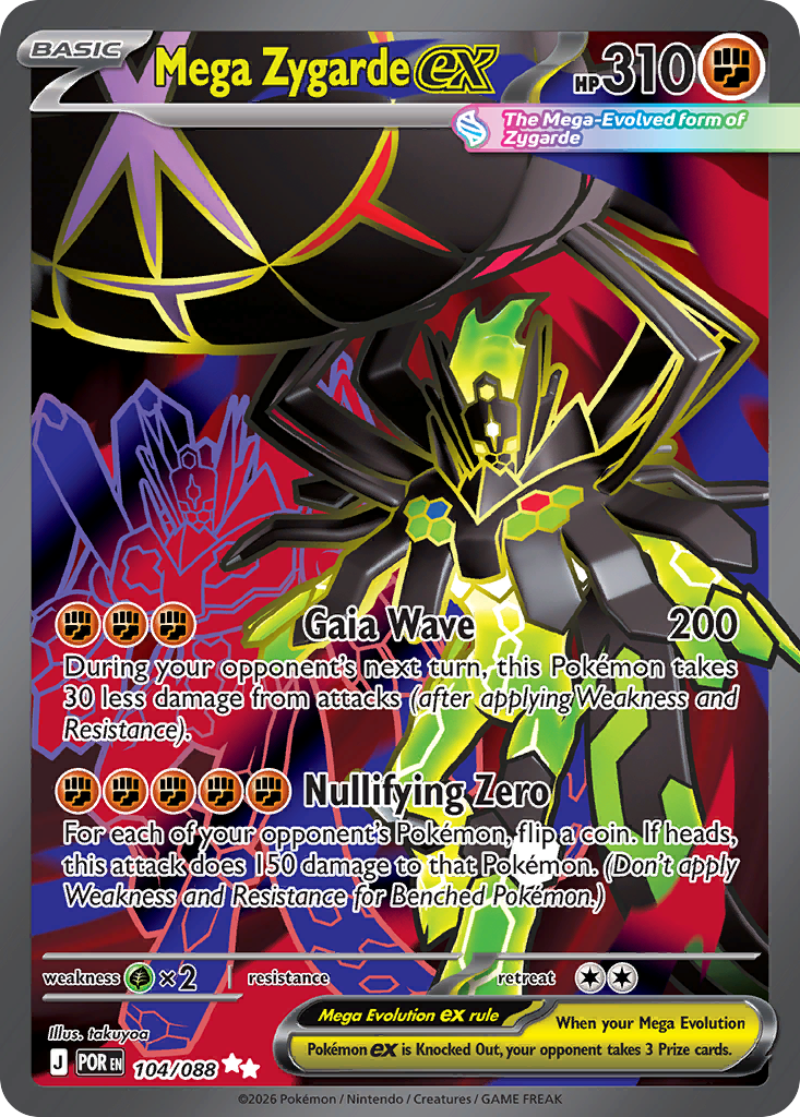 Mega Zygarde ex – Perfect Order