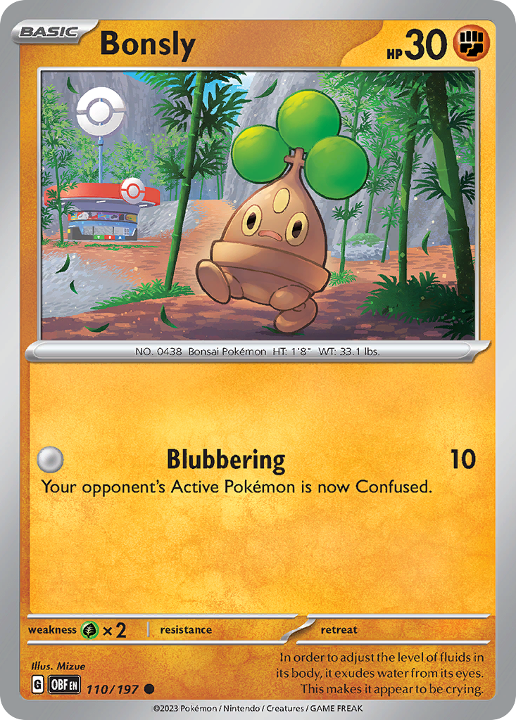 Bonsly – Obsidian Flames