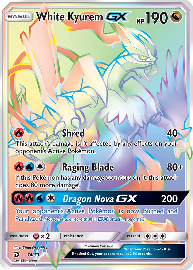 White Kyurem-GX – Dragon Majesty