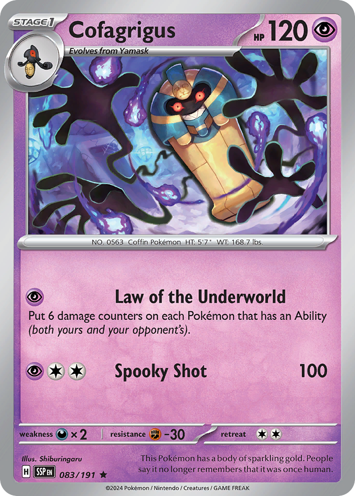 Cofagrigus – Surging Sparks