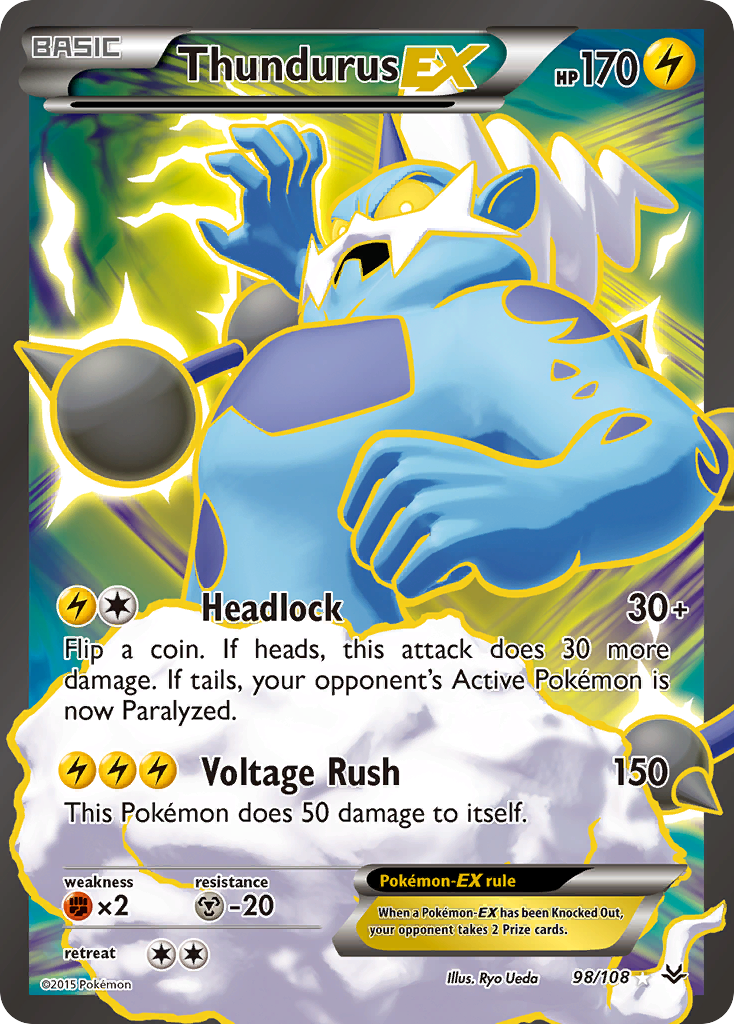 Thundurus-EX – Roaring Skies