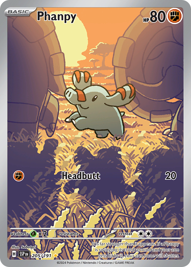 Phanpy – Surging Sparks