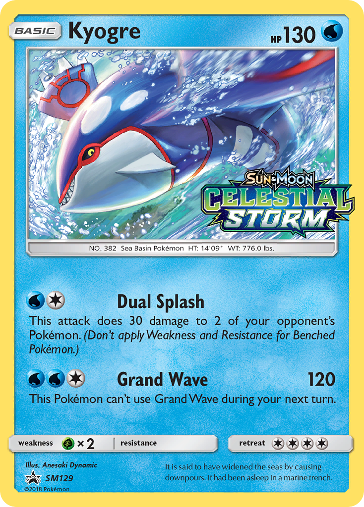Kyogre – SM Black Star Promos