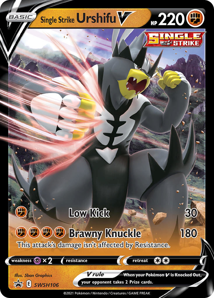 Single Strike Urshifu V – SWSH Black Star Promos