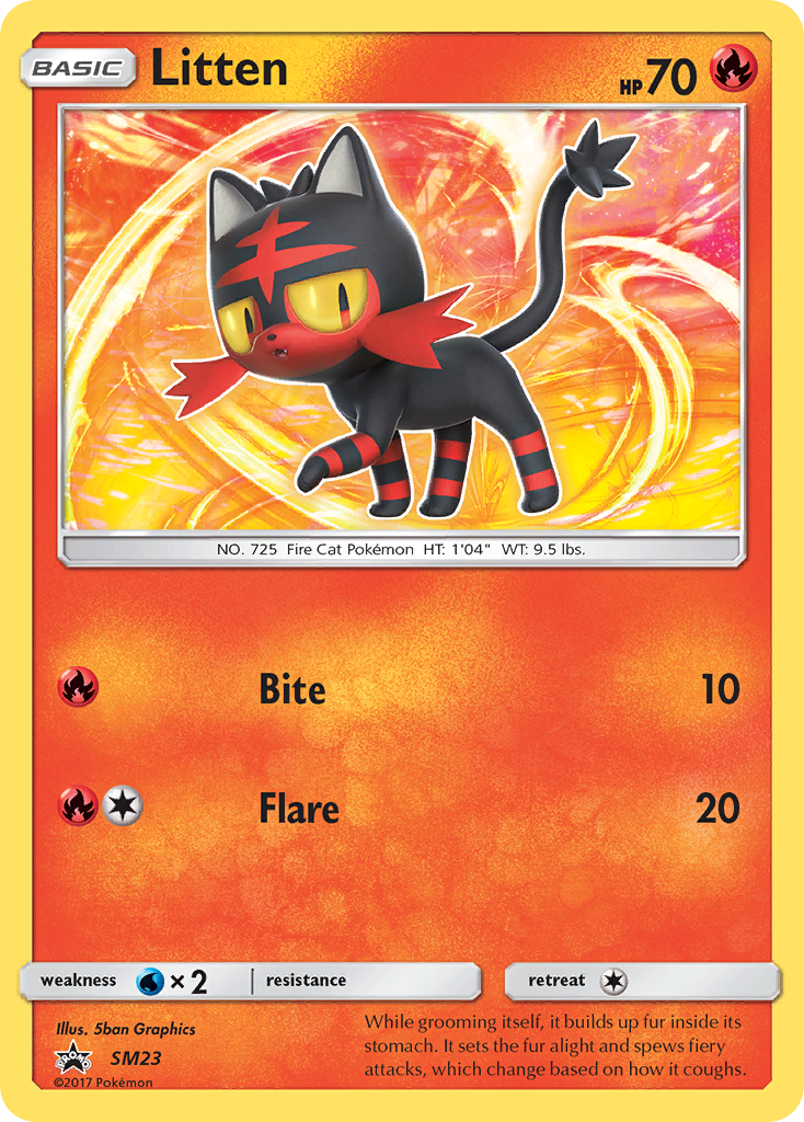 Litten – SM Black Star Promos