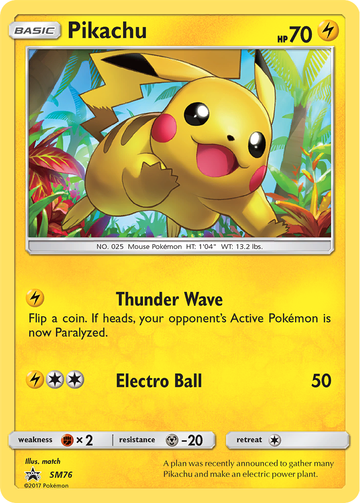 Pikachu – SM Black Star Promos