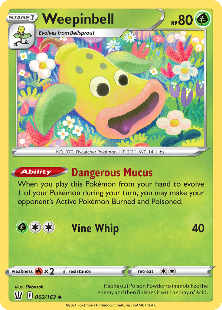Weepinbell – Battle Styles