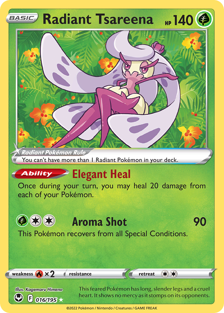 Radiant Tsareena – Silver Tempest