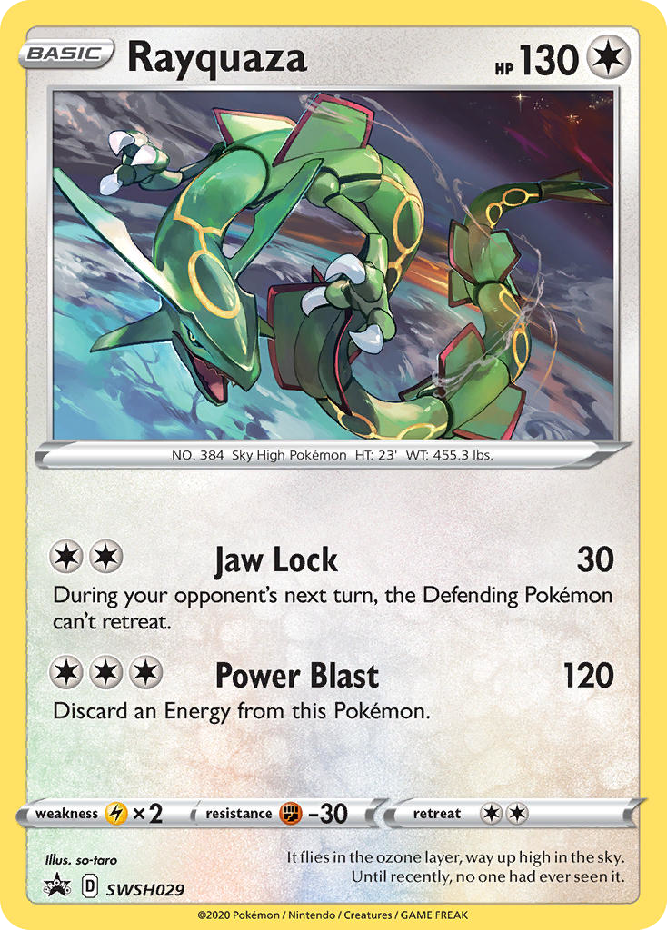 Rayquaza – SWSH Black Star Promos