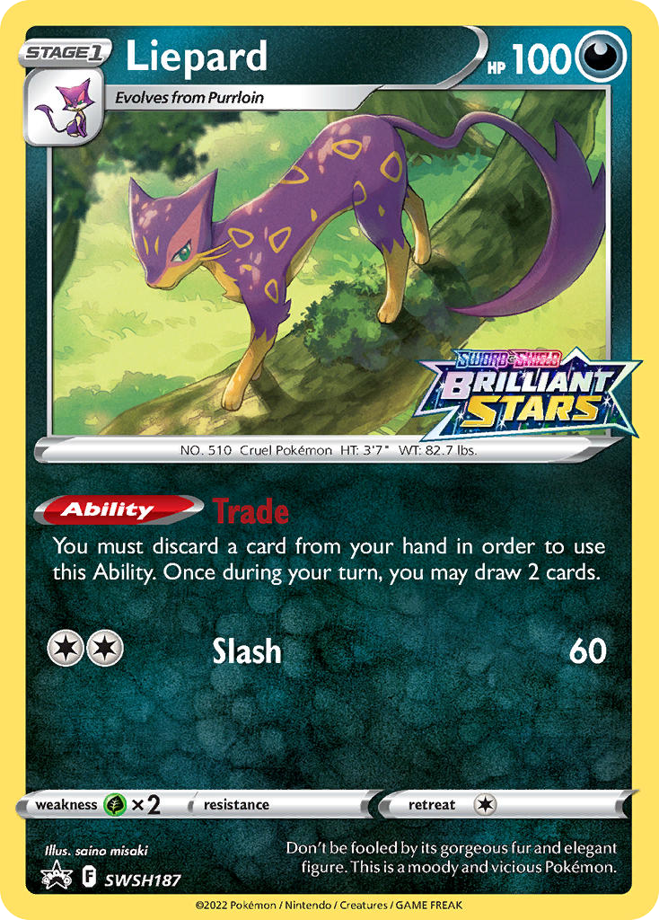 Liepard – SWSH Black Star Promos