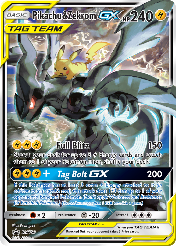Pikachu & Zekrom-GX – SM Black Star Promos