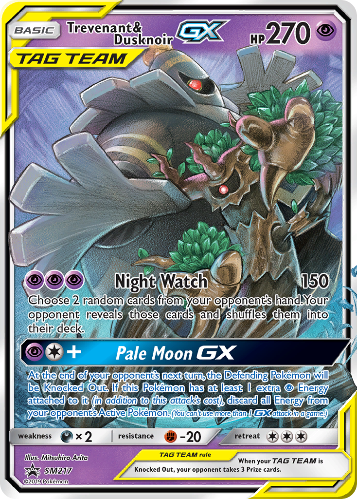 Trevenant & Dusknoir-GX – SM Black Star Promos