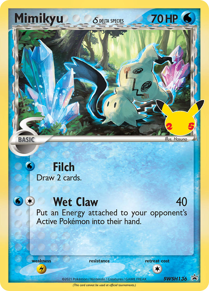 Mimikyu δ – SWSH Black Star Promos