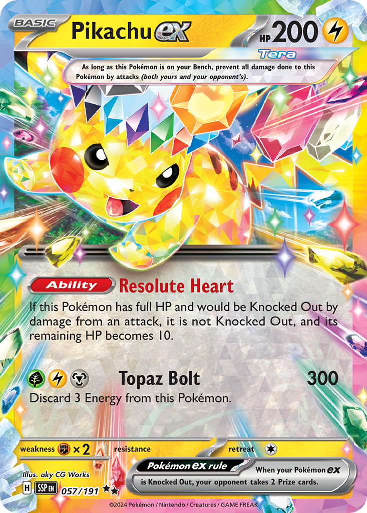 Pikachu ex – Surging Sparks