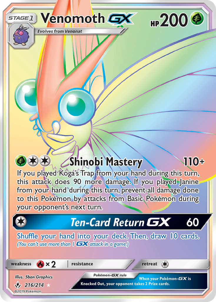 Venomoth-GX – Unbroken Bonds