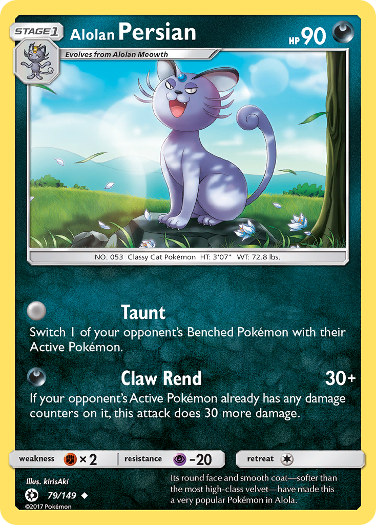 Alolan Persian – Sun & Moon